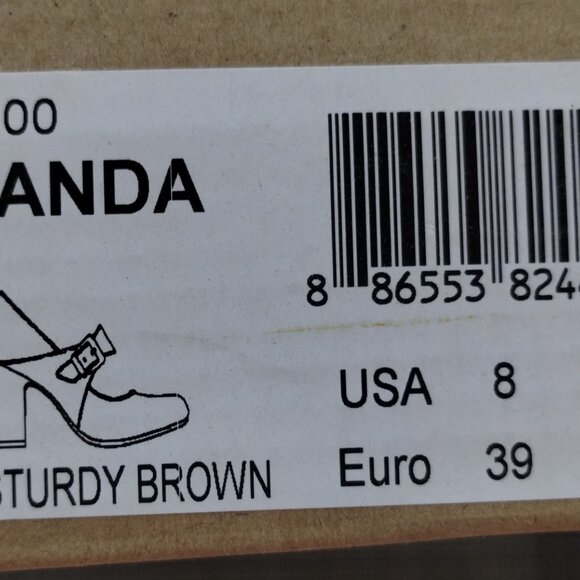 Sofft Shoe Miranda Leather Heels in Brown Size 8 - Picture 3 of 5